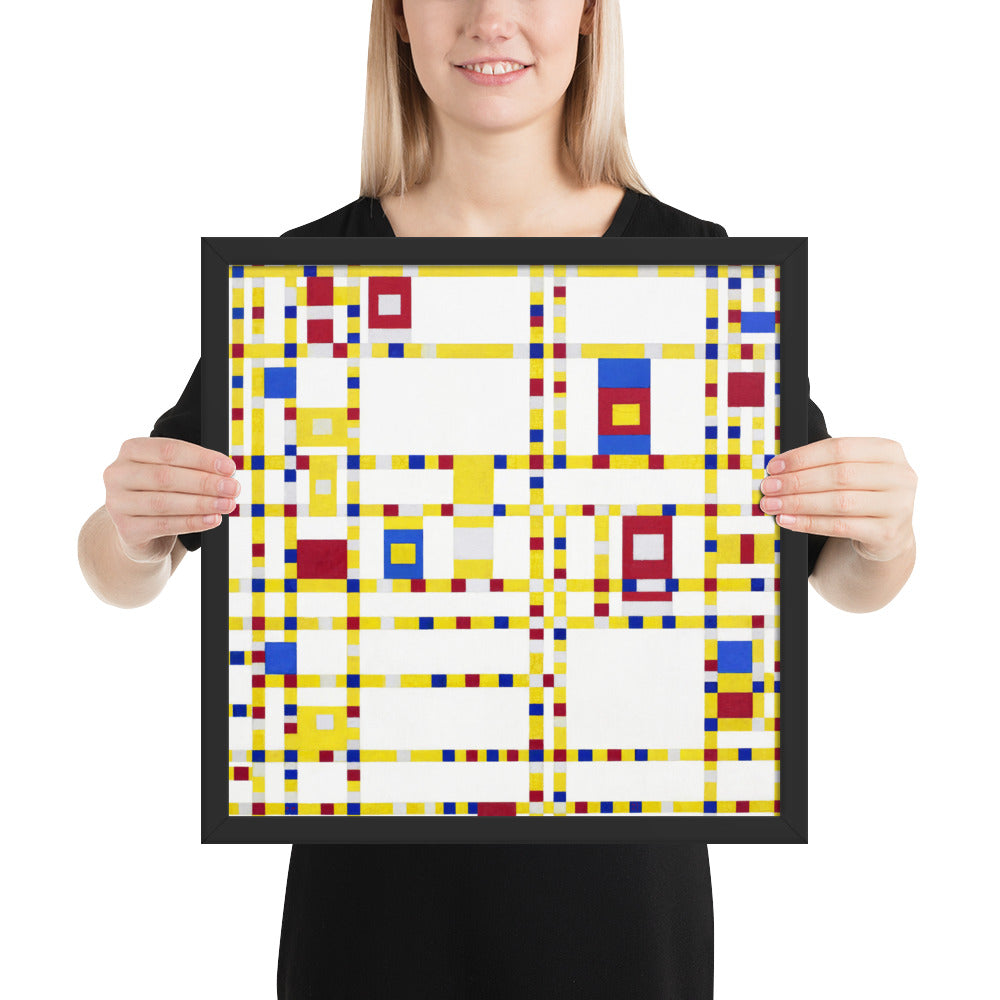 Broadway Boogie Woogie by Piet Mondrian
