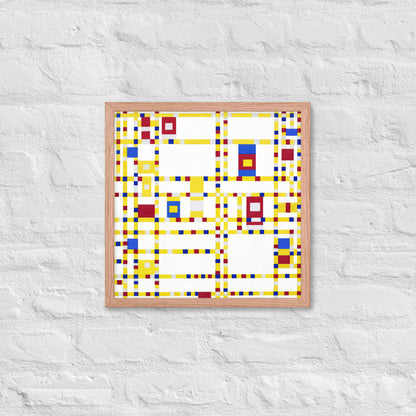 Broadway Boogie Woogie by Piet Mondrian