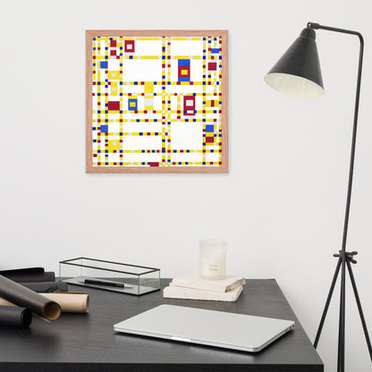 Broadway Boogie Woogie by Piet Mondrian