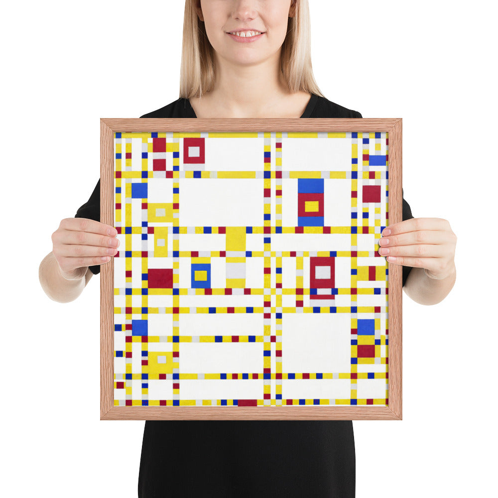 Broadway Boogie Woogie by Piet Mondrian