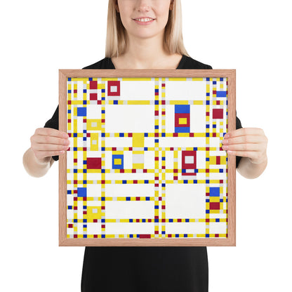 Broadway Boogie Woogie by Piet Mondrian