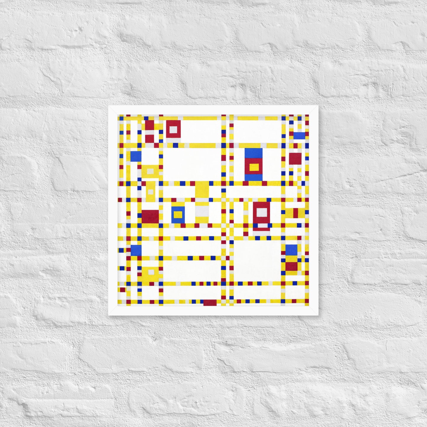 Broadway Boogie Woogie by Piet Mondrian