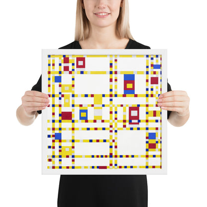 Broadway Boogie Woogie by Piet Mondrian