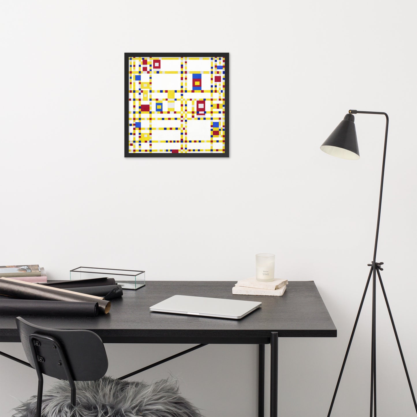 Broadway Boogie Woogie by Piet Mondrian