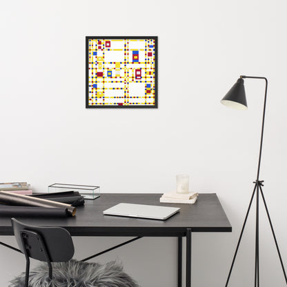 Broadway Boogie Woogie by Piet Mondrian