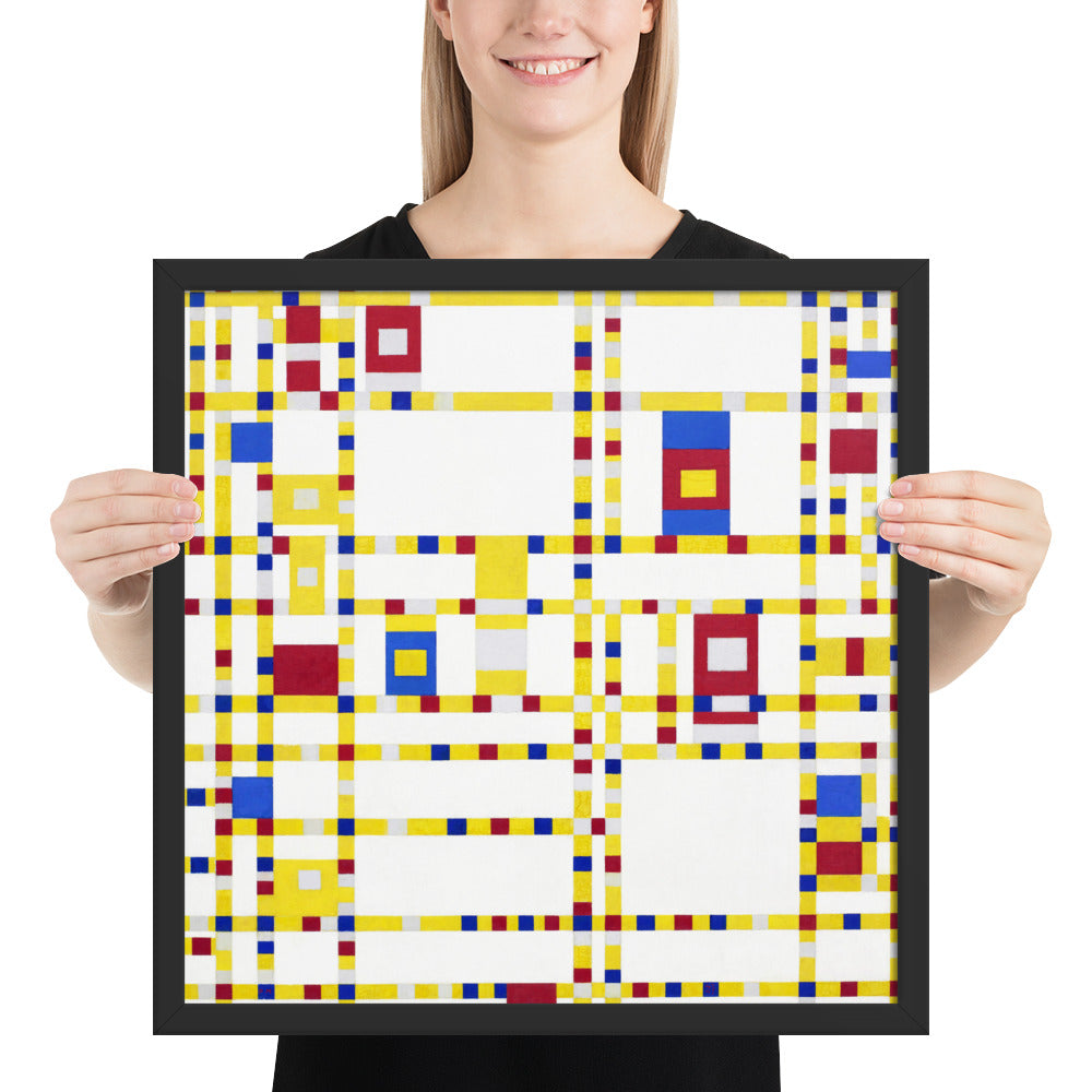 Broadway Boogie Woogie by Piet Mondrian