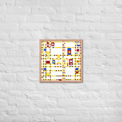 Broadway Boogie Woogie by Piet Mondrian