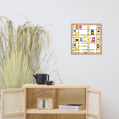 Broadway Boogie Woogie by Piet Mondrian
