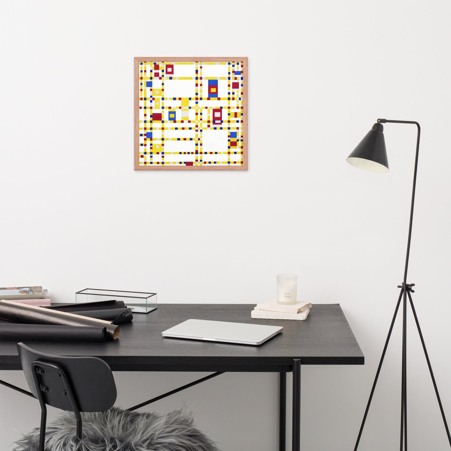 Broadway Boogie Woogie by Piet Mondrian