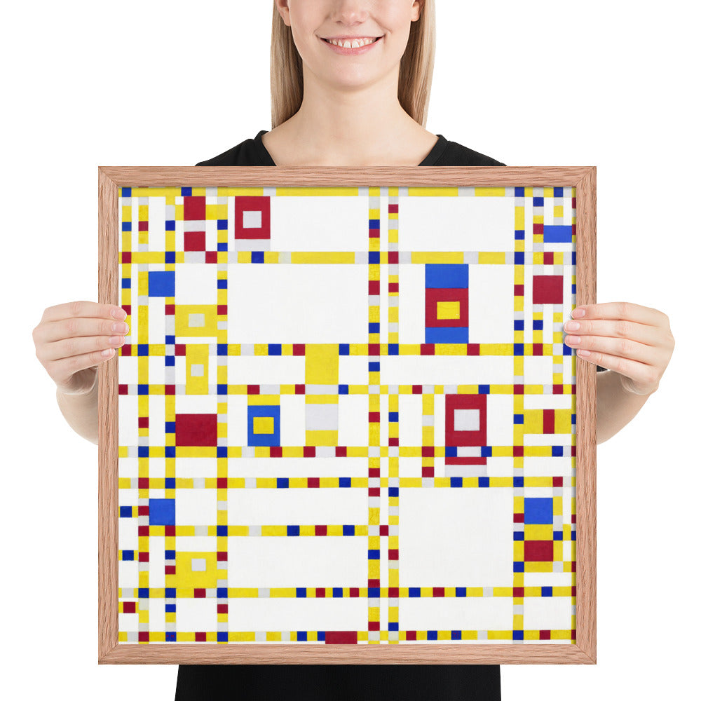 Broadway Boogie Woogie by Piet Mondrian