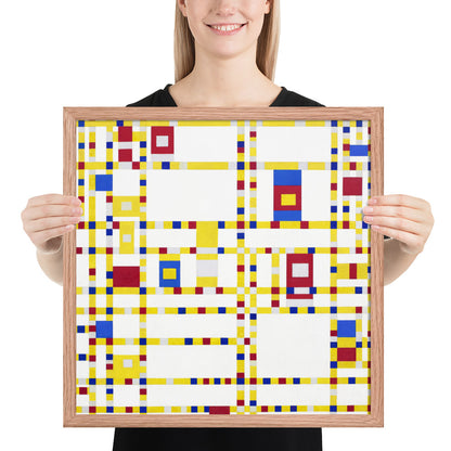 Broadway Boogie Woogie by Piet Mondrian