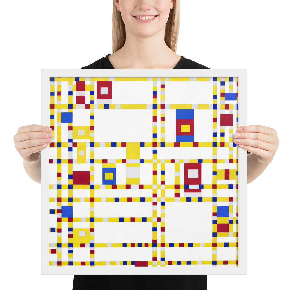 Broadway Boogie Woogie by Piet Mondrian