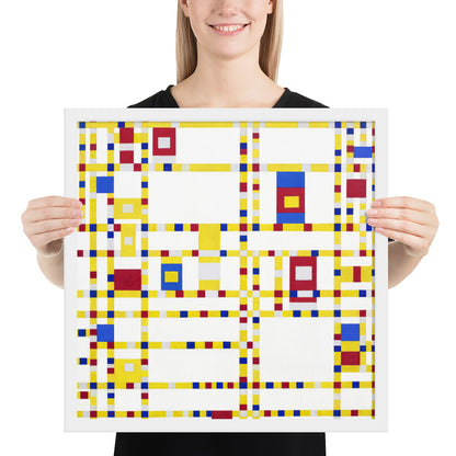 Broadway Boogie Woogie by Piet Mondrian