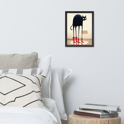 Boots & Whiskers – Surreal Cat with Shoes