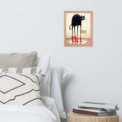 Boots & Whiskers – Surreal Cat with Shoes