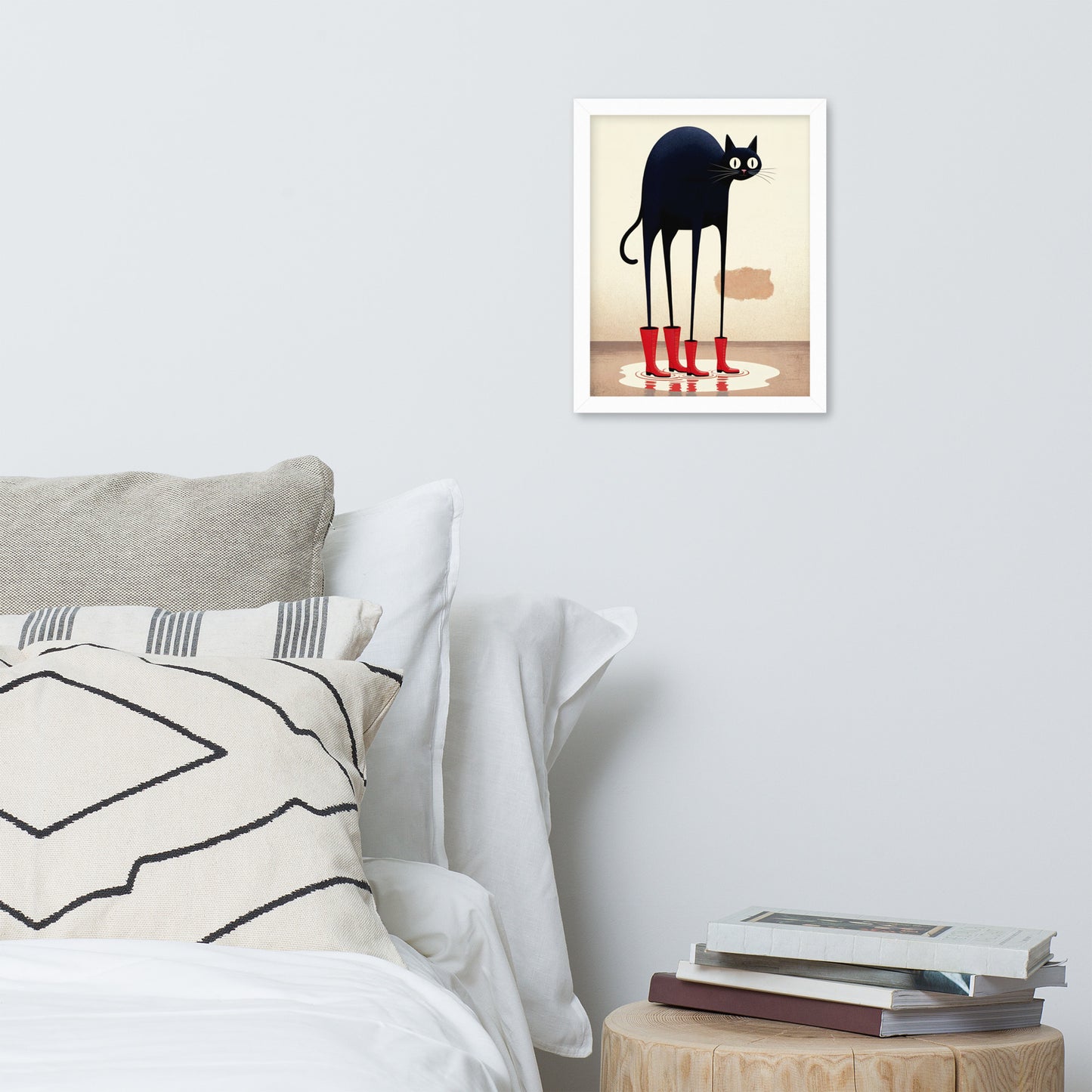 Boots & Whiskers – Surreal Cat with Shoes