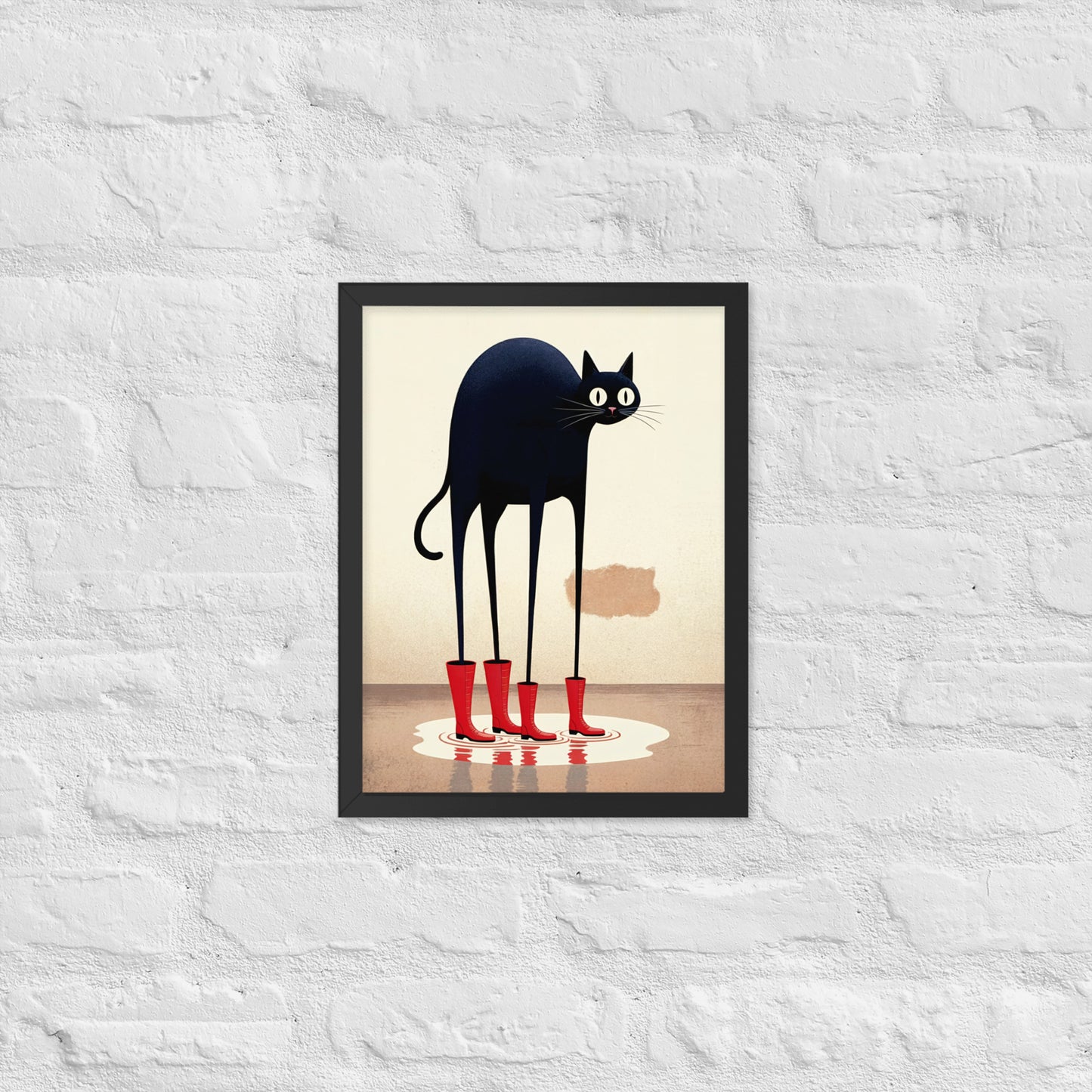 Boots & Whiskers – Surreal Cat with Shoes