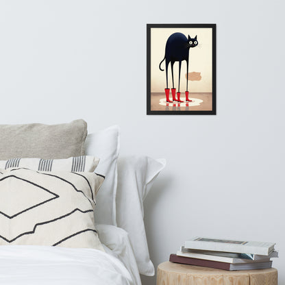 Boots & Whiskers – Surreal Cat with Shoes