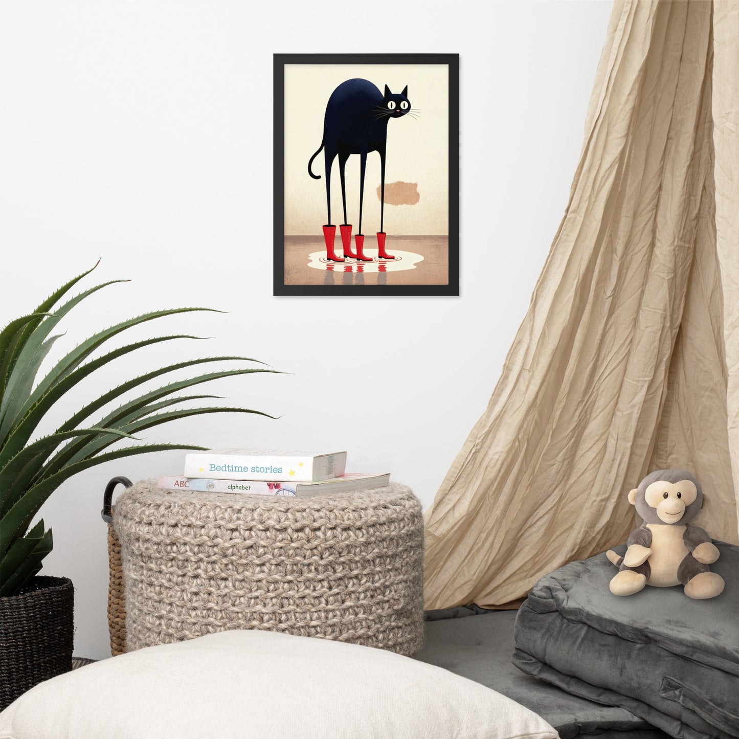 Boots & Whiskers – Surreal Cat with Shoes