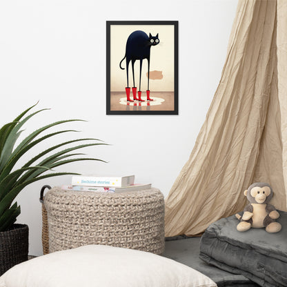 Boots & Whiskers – Surreal Cat with Shoes