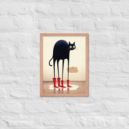 Boots & Whiskers – Surreal Cat with Shoes
