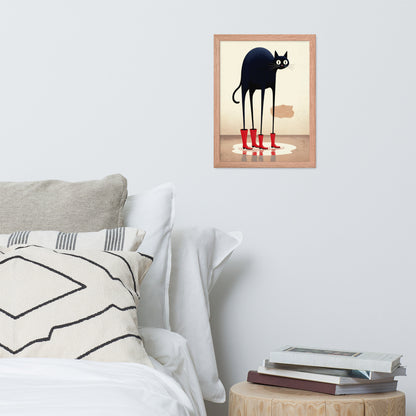 Boots & Whiskers – Surreal Cat with Shoes