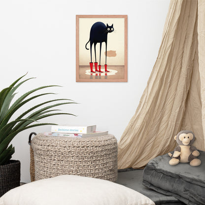 Boots & Whiskers – Surreal Cat with Shoes