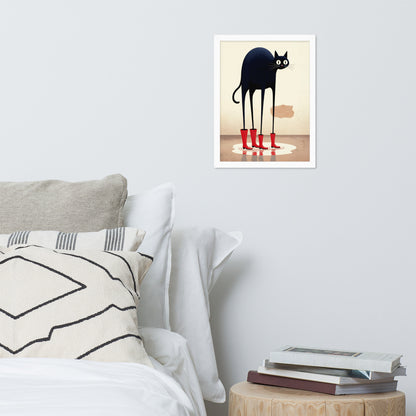 Boots & Whiskers – Surreal Cat with Shoes