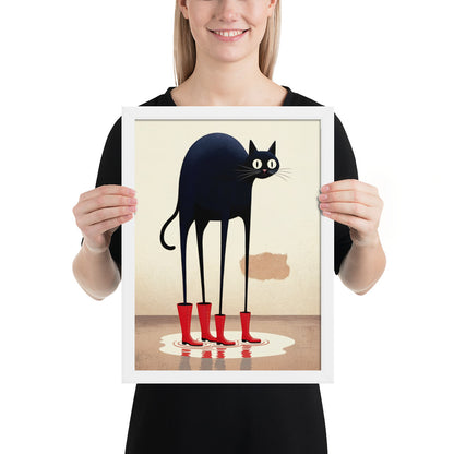 Boots & Whiskers – Surreal Cat with Shoes