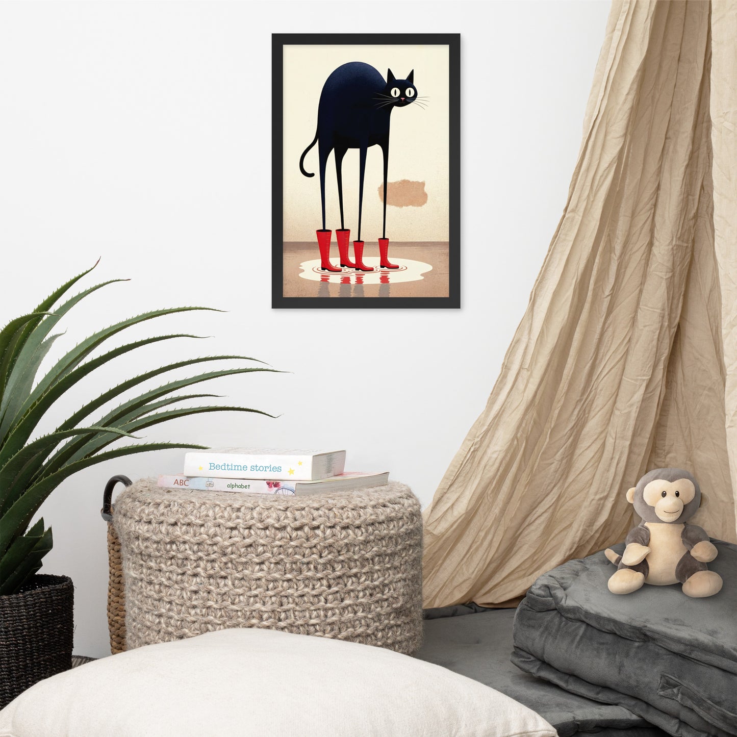 Boots & Whiskers – Surreal Cat with Shoes