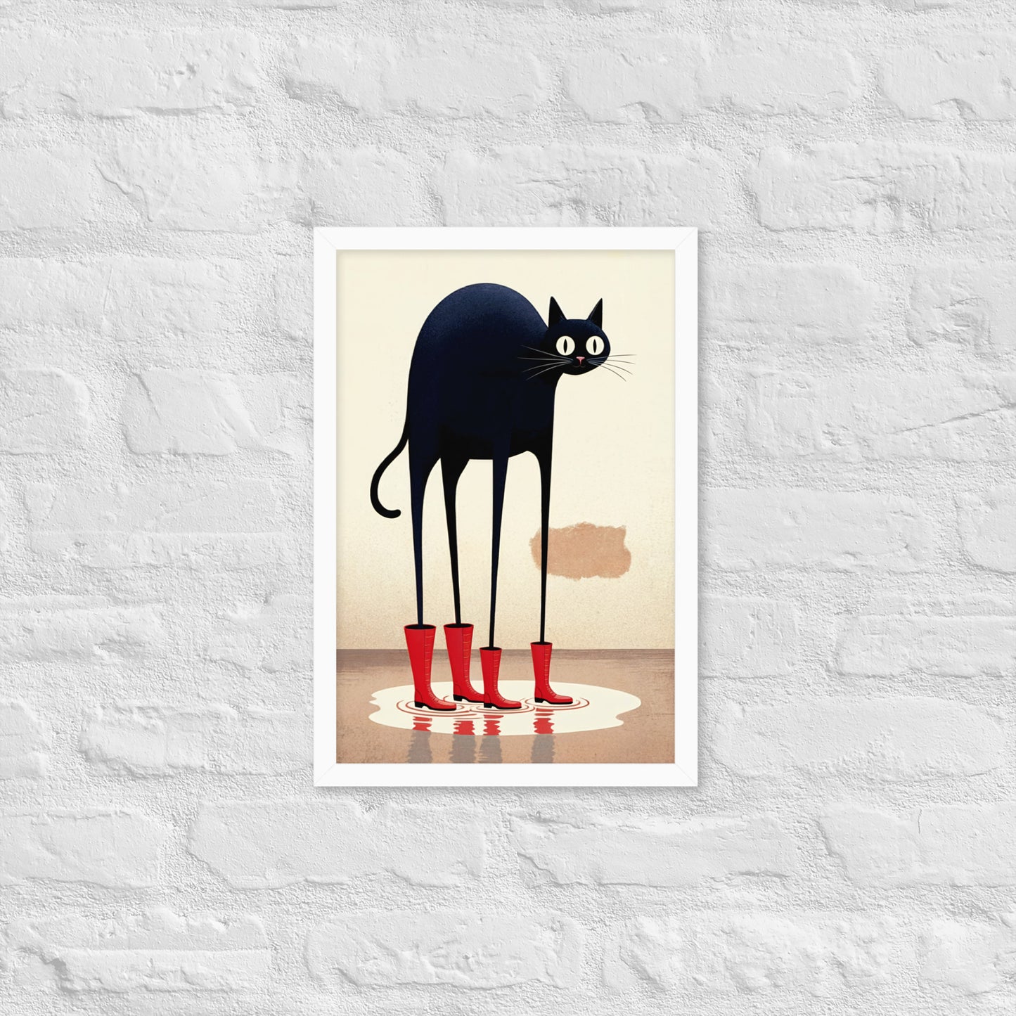 Boots & Whiskers – Surreal Cat with Shoes