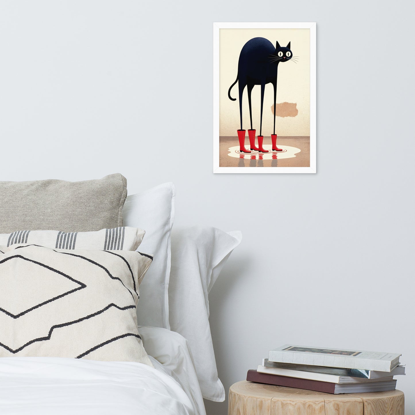 Boots & Whiskers – Surreal Cat with Shoes