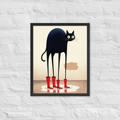 Boots & Whiskers – Surreal Cat with Shoes