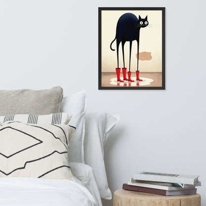 Boots & Whiskers – Surreal Cat with Shoes