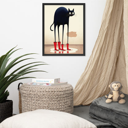 Boots & Whiskers – Surreal Cat with Shoes