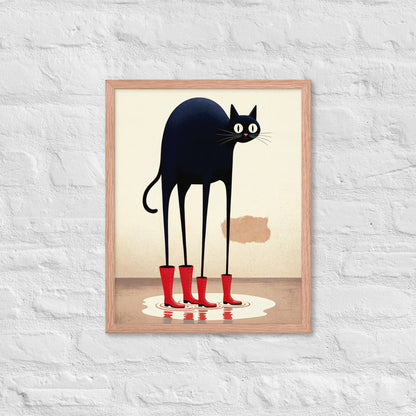 Boots & Whiskers – Surreal Cat with Shoes