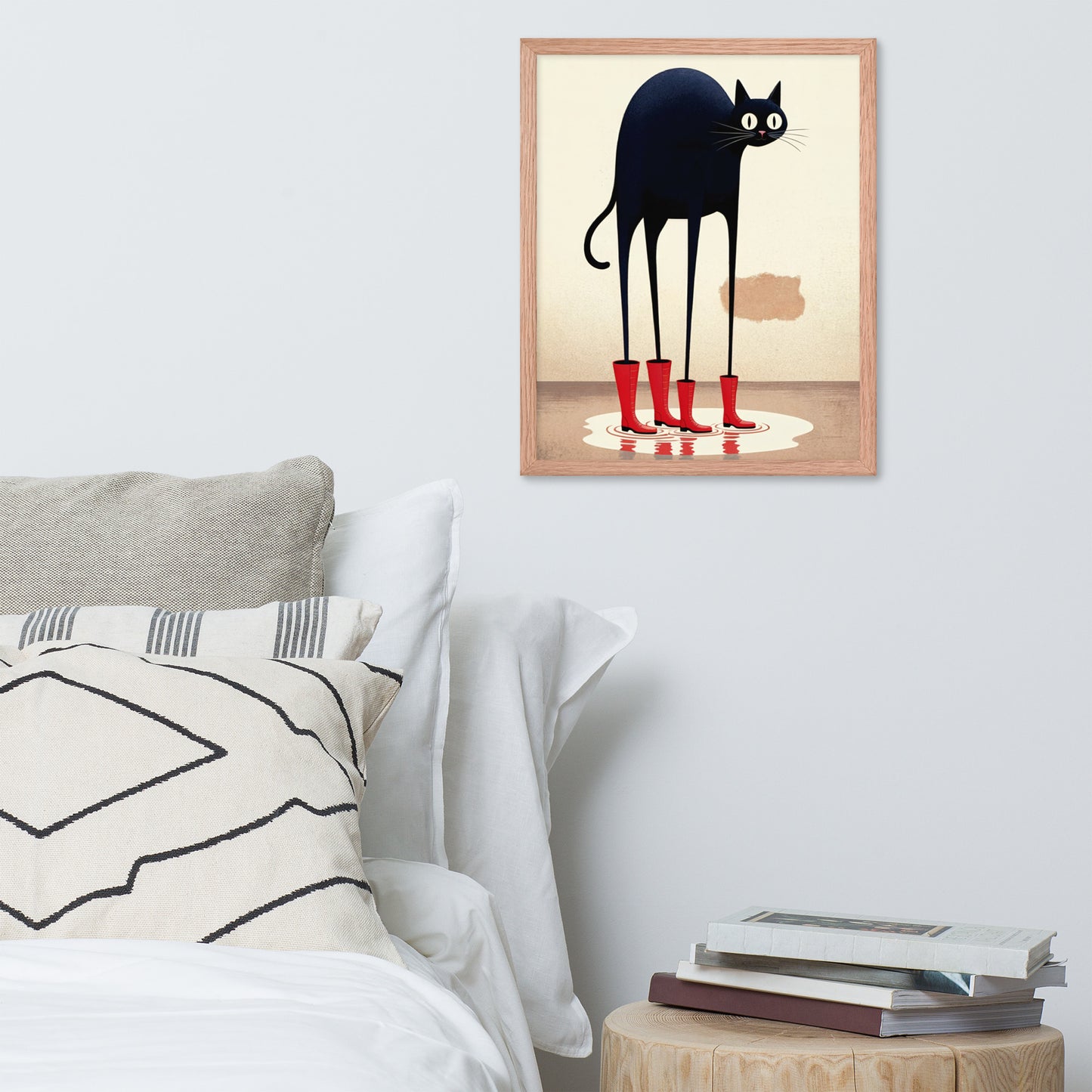 Boots & Whiskers – Surreal Cat with Shoes