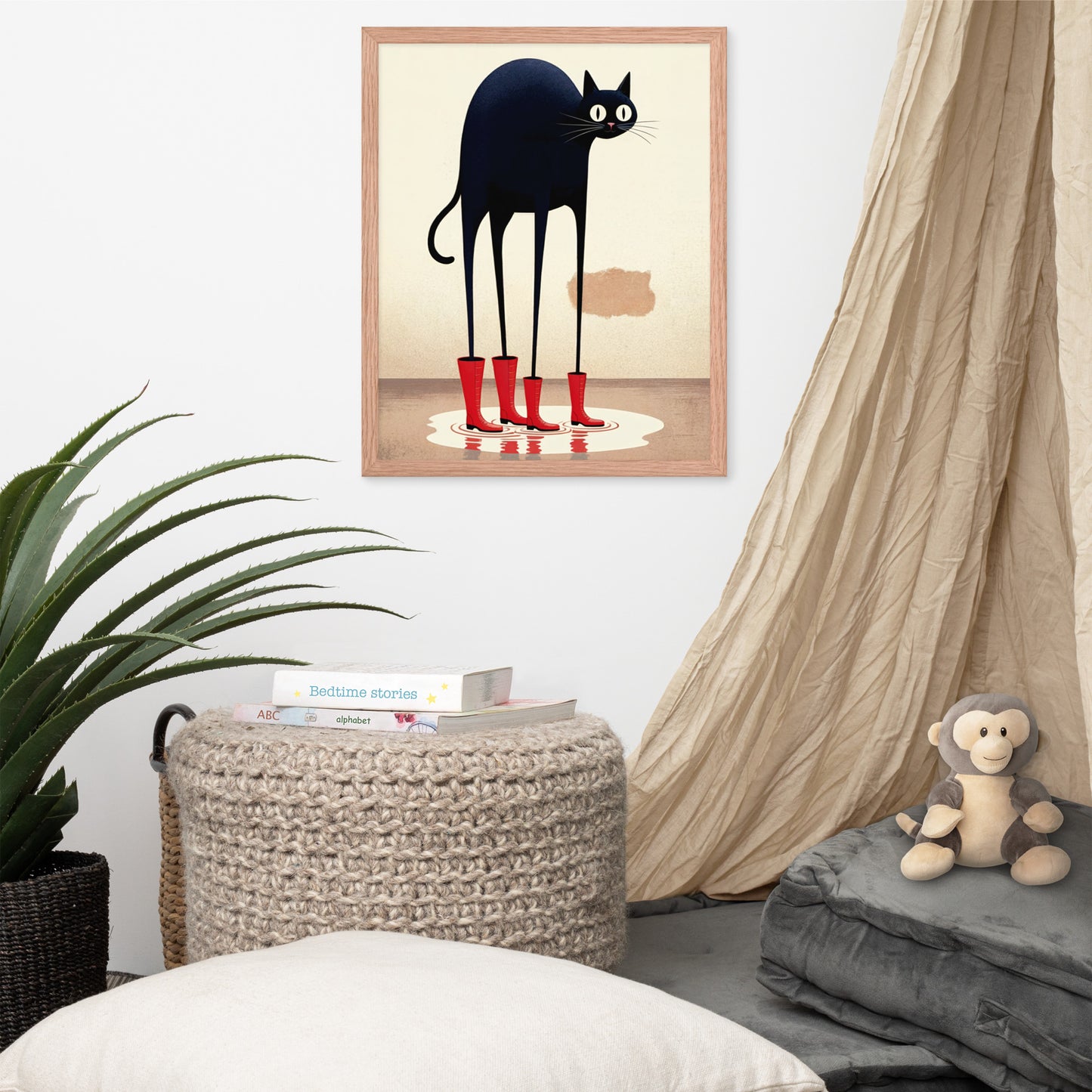 Boots & Whiskers – Surreal Cat with Shoes