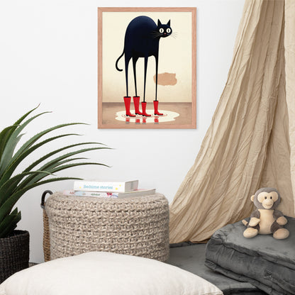 Boots & Whiskers – Surreal Cat with Shoes