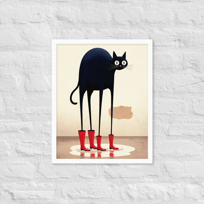 Boots & Whiskers – Surreal Cat with Shoes