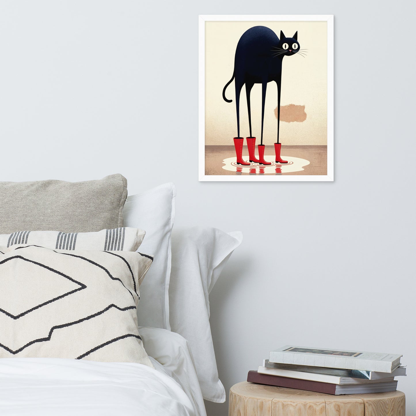 Boots & Whiskers – Surreal Cat with Shoes