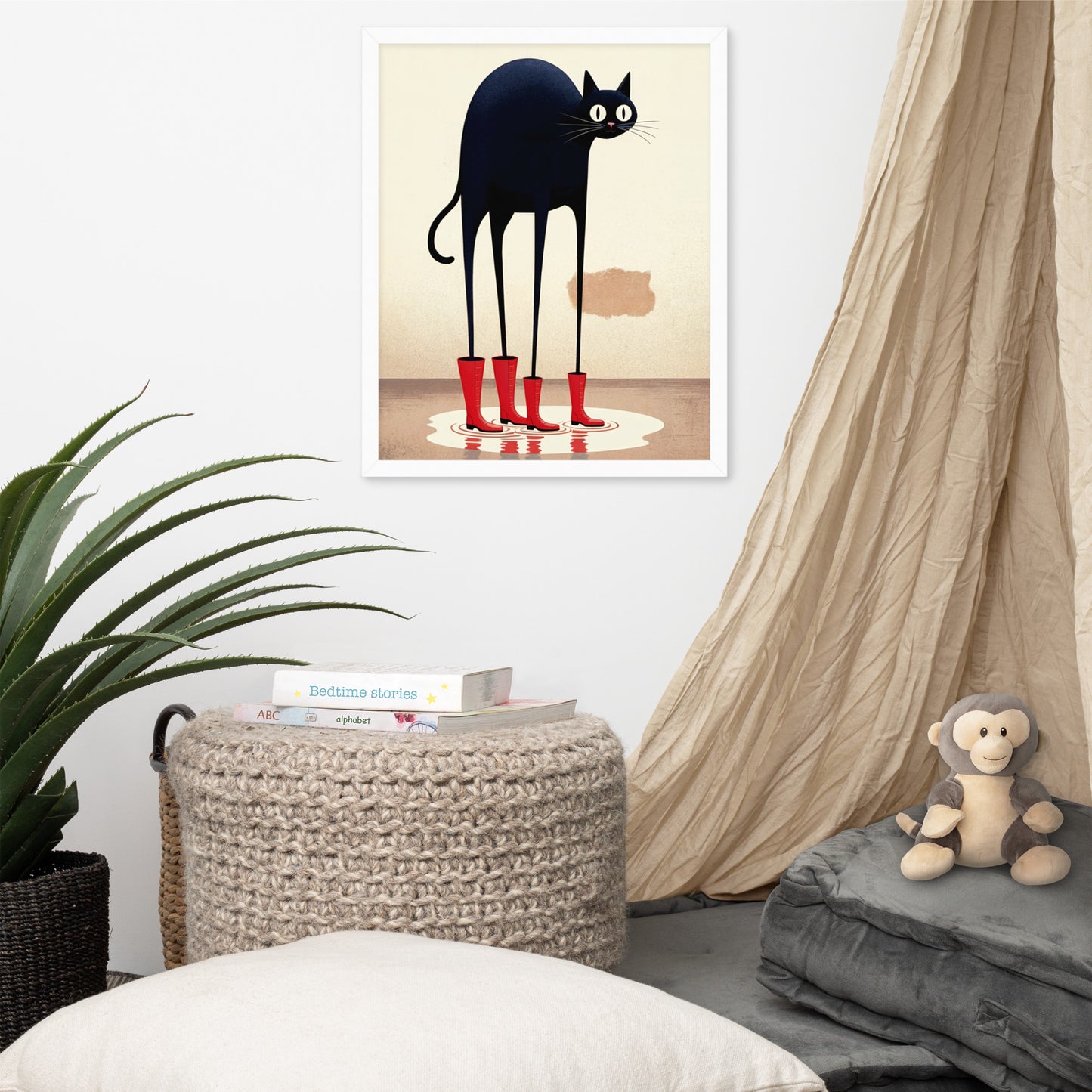 Boots & Whiskers – Surreal Cat with Shoes