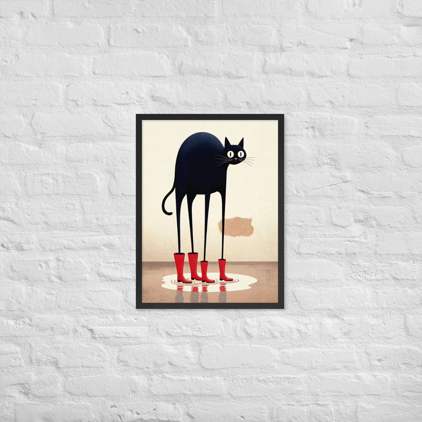 Boots & Whiskers – Surreal Cat with Shoes