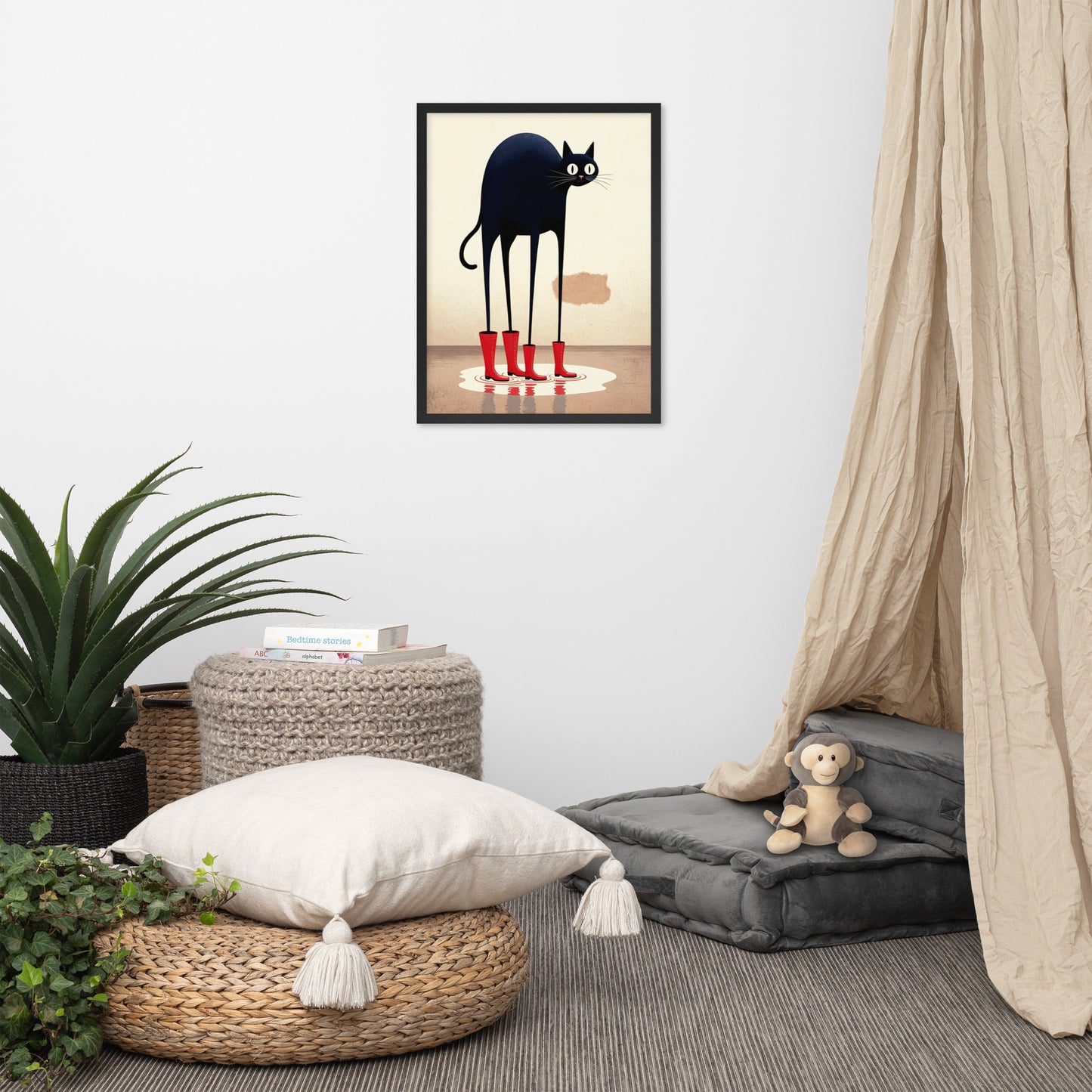 Boots & Whiskers – Surreal Cat with Shoes