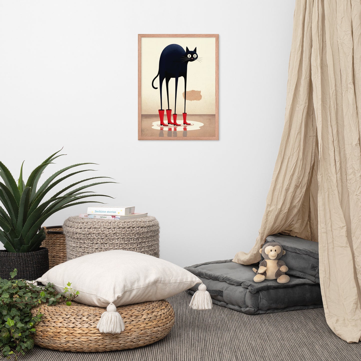 Boots & Whiskers – Surreal Cat with Shoes