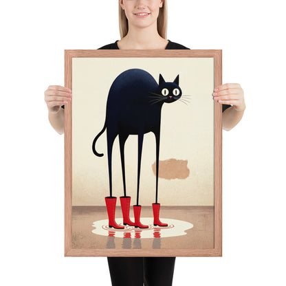 Boots & Whiskers – Surreal Cat with Shoes