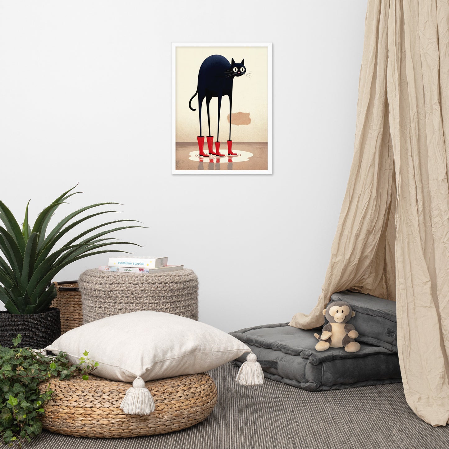 Boots & Whiskers – Surreal Cat with Shoes