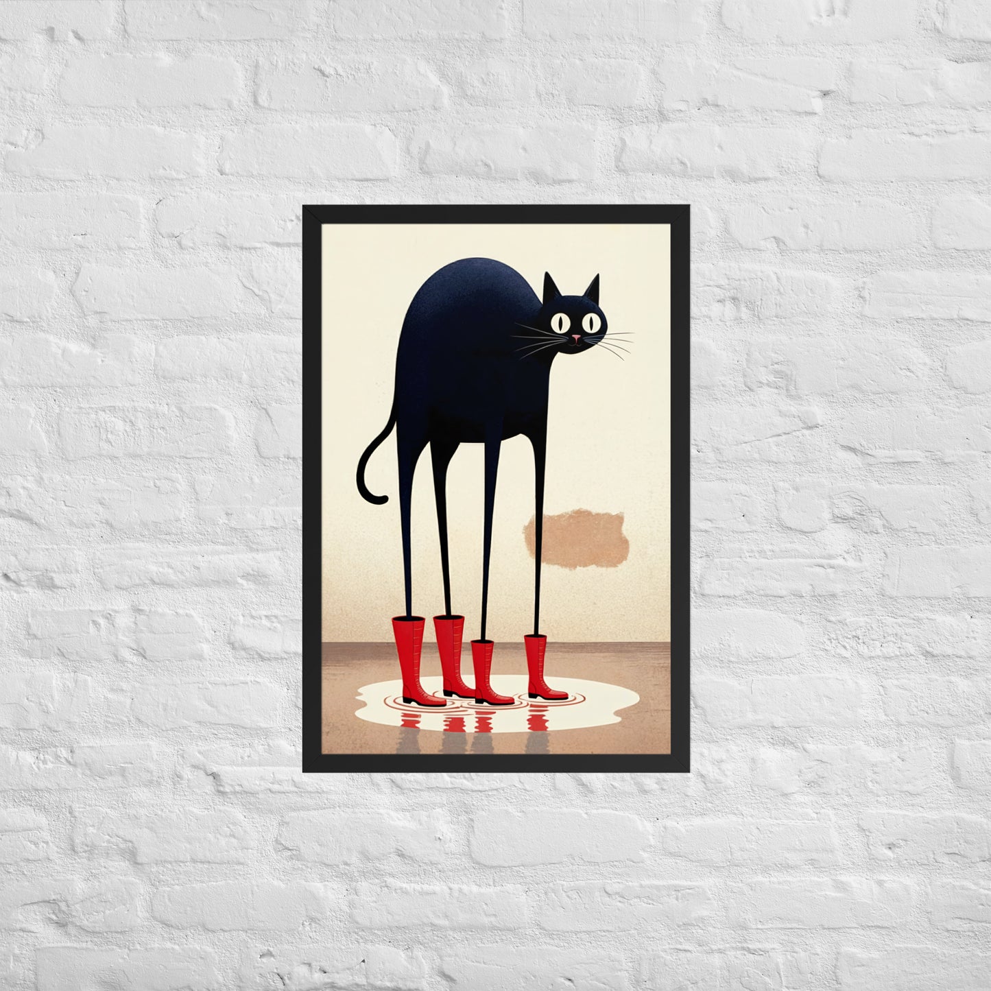 Boots & Whiskers – Surreal Cat with Shoes