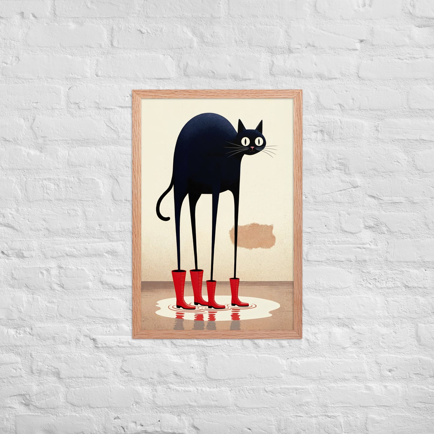 Boots & Whiskers – Surreal Cat with Shoes