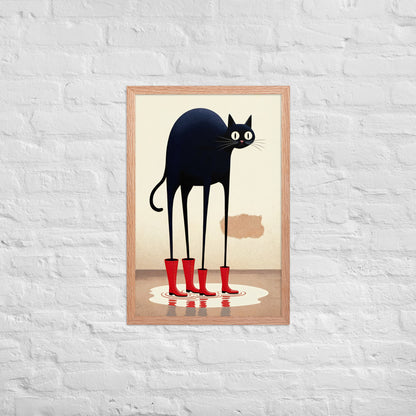 Boots & Whiskers – Surreal Cat with Shoes